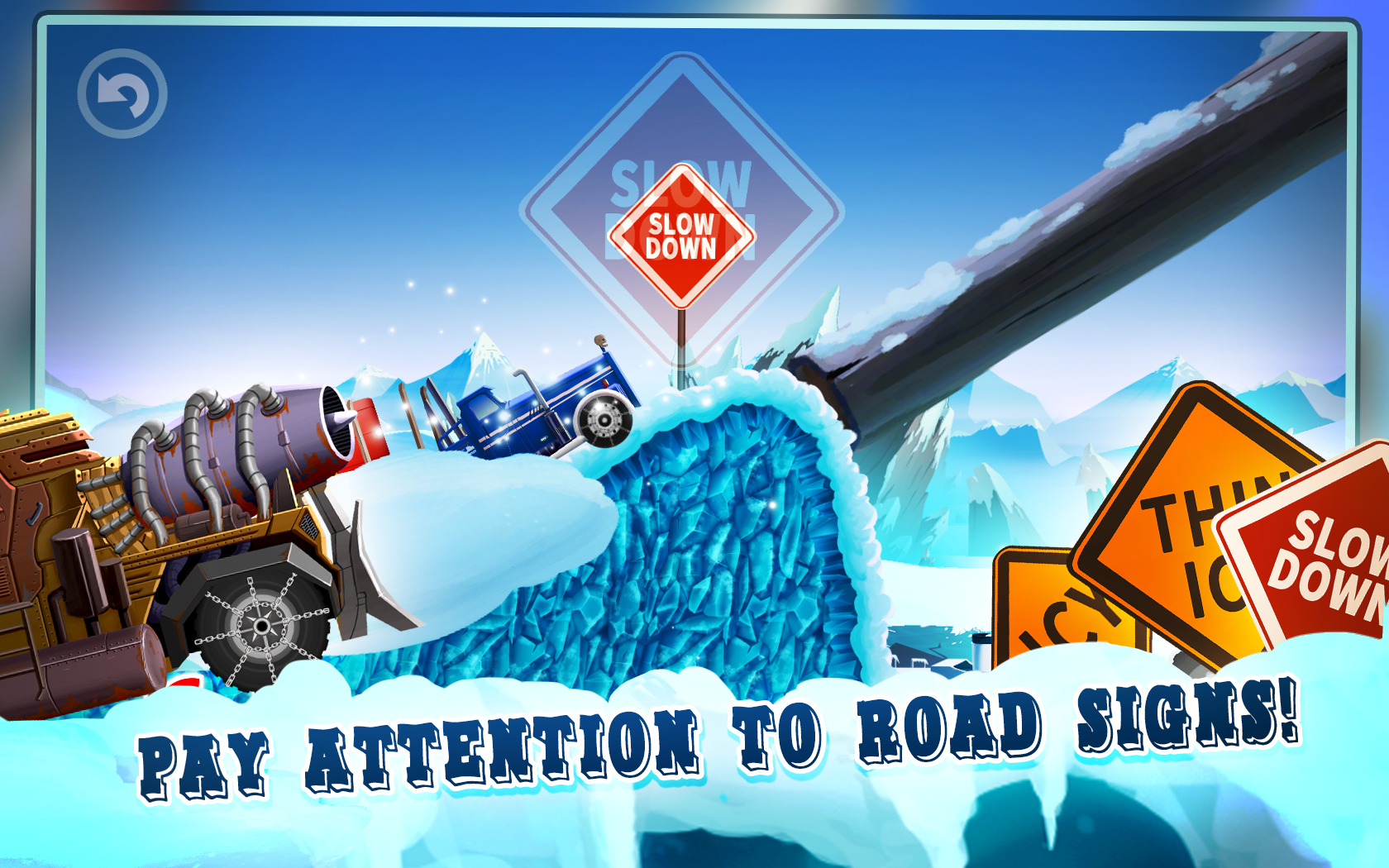 Ice Road Truck Driving Race截图4