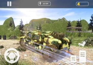 4x4 Mountain Army Truck Games 2018截图1