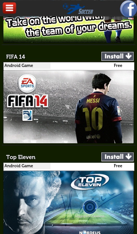 Soccer or Football Games截图4