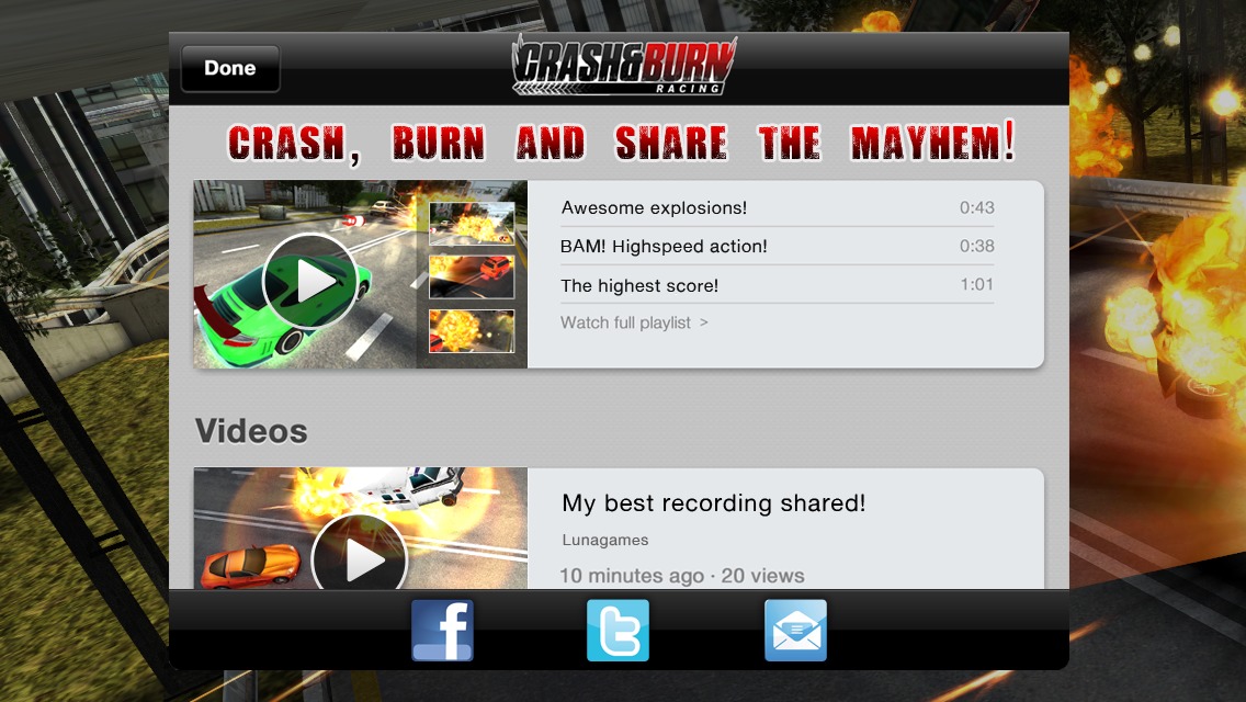 CRASH AND BURN RACING截图2