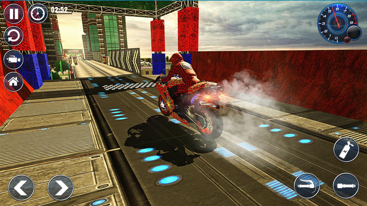 Spider Hero Bike Stunts: Trick Master截图5