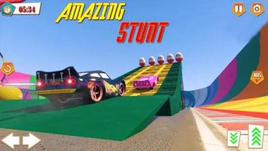 Superhero Need for Racing Car driving Stunts截图2