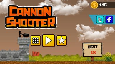 Stickman Cannon Ball Shooter截图1