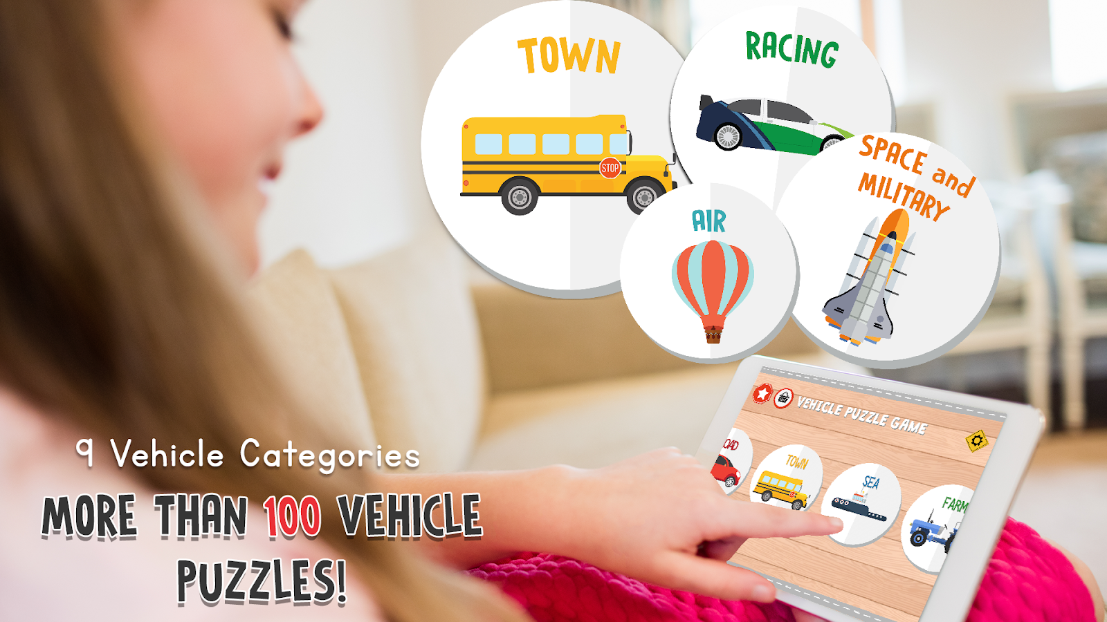 Vehicles Puzzle for Kids截图3