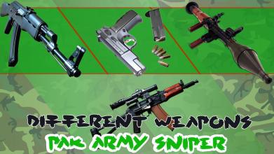 Pak Army Sniper: Free shooting games- FPS截图2