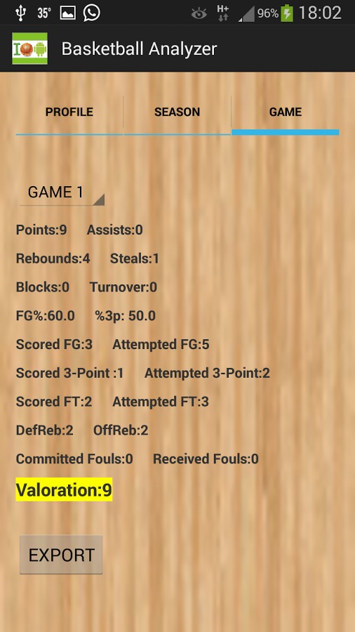 Basketball Analyzer截图5