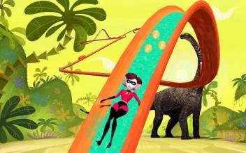 Superhero Incredibles Water Slide Simulation截图2