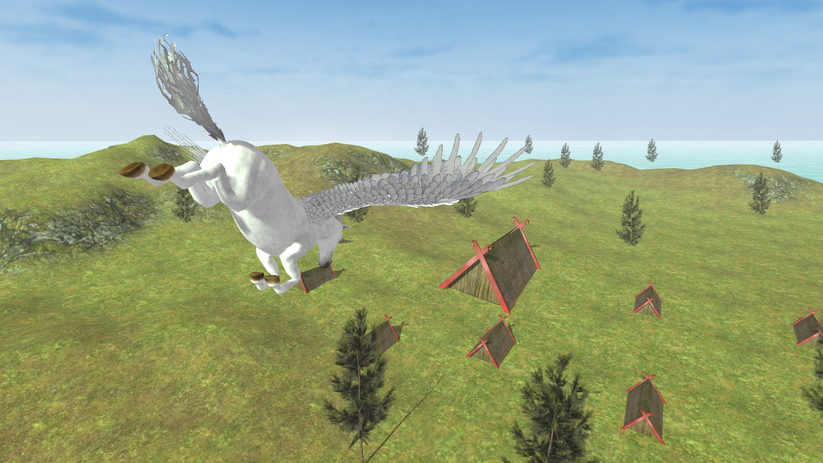 Flying Unicorn Simulator Free截图5