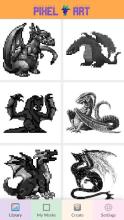 Dragon Color By Number: Pixel Art Dragon截图3