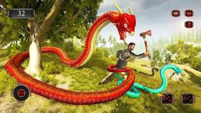 Snake Simulator Anaconda Attack Game 3D截图3
