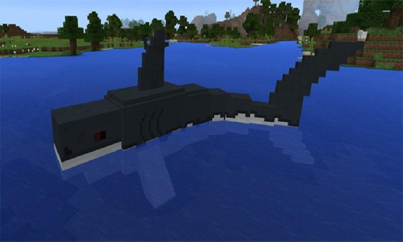 Mod Jaws and Megalodon MCPE截图1