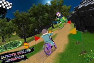 Blocky Kids BMX Cycle Racing Game截图4