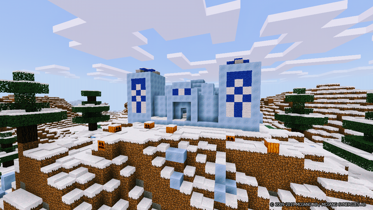 The Arctic Village Minecraft Map截图3