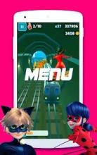 Subway Ladybug And Cat Noir Runner截图5