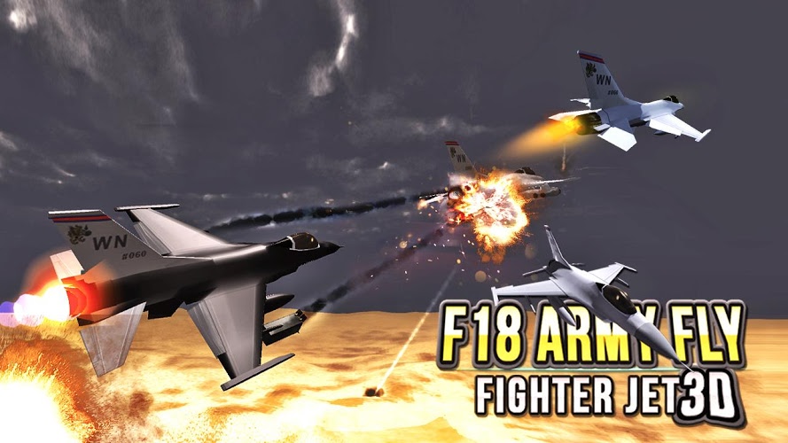 F18 Army Fly Fighter Jet 3D截图4