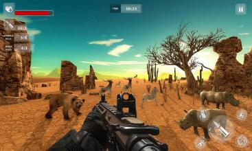 FPS Animal Shooting - Jungle Wild Animal Simulator截图4