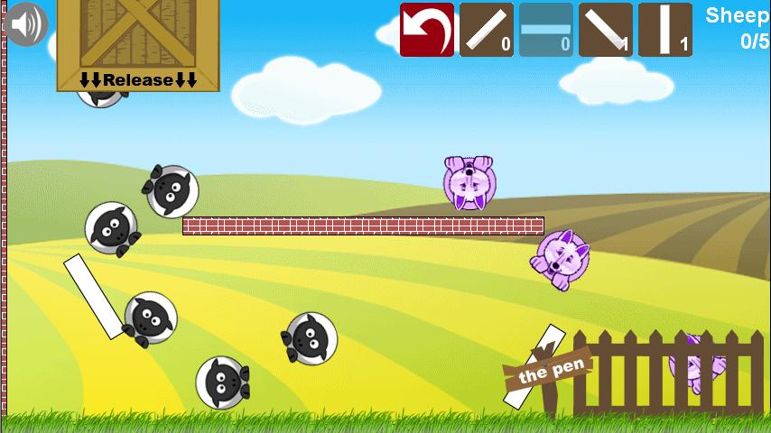 Angel Sheep vs Wolves Lite截图3