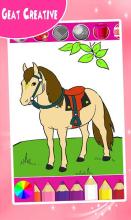 Horse Coloring Game截图5