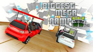 Biggest Mega Ramp With Friends - Car Games 3D截图5