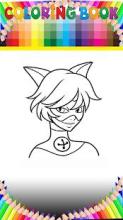 Ladybug & Cat Noir Coloring page app by fans截图1