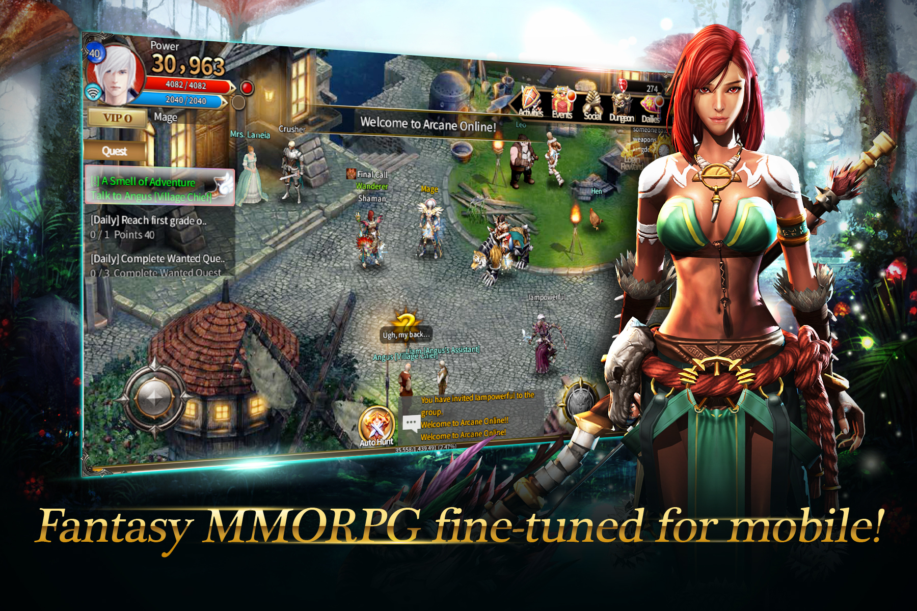 Arcane Online (MMORPG)截图1