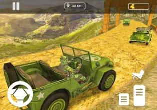 4x4 Mountain Army Truck Games 2018截图2