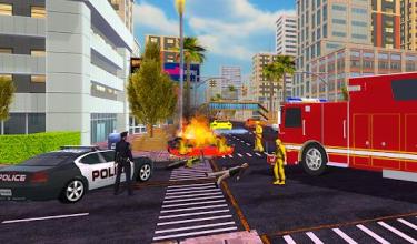 Firefighter Rescue Simulator 3D截图3