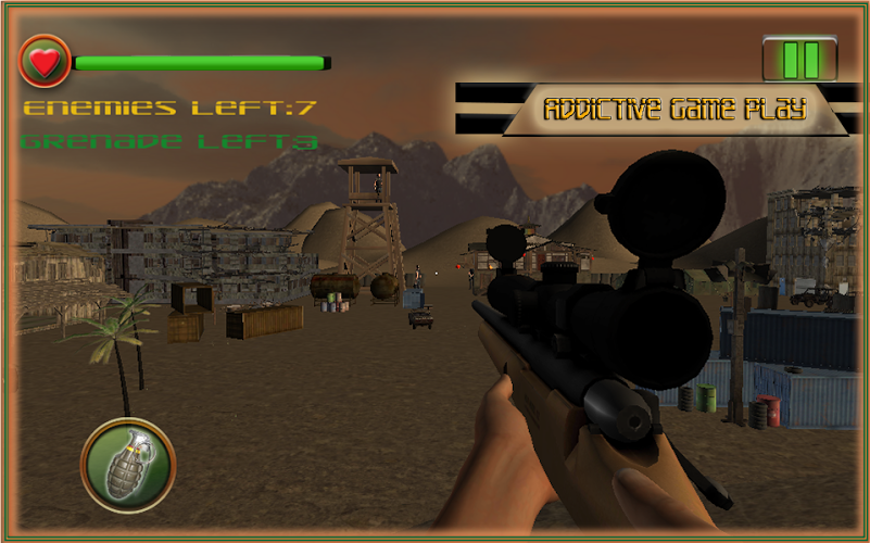 Sniper Desert Operation 3D截图3