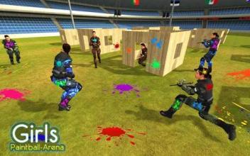 Paintball Girls Arena Shooting 3D截图3