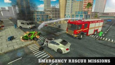 Fire Engine Real Robot Transformation: Robot Wars截图3