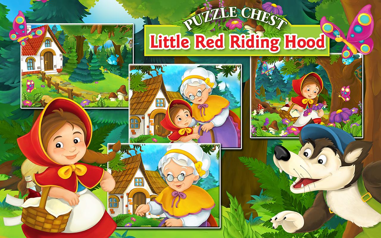 Red R. Hood Jigsaw Puzzle Game截图5