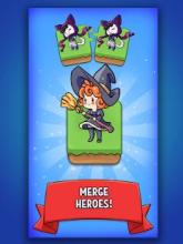 Merge Heroes - Kawaii Idle Evolution Clicker Game截图4