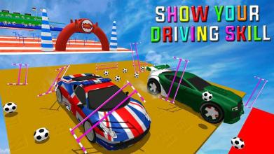 Flag Car Stunt Master Free Superhero Game截图2