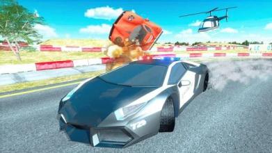 Police Drift Car Racer: Cop Car Driving Simulator截图1