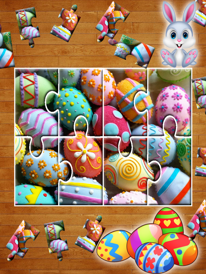 Easter Egg Jigsaw Puzzles * : Family Puzzles free截图4