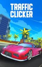 Traffic Clicker: Idle Racing, Blocky Car Tap Games截图1