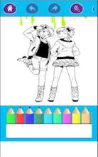 Anime Manga Coloring Book For Kids截图2