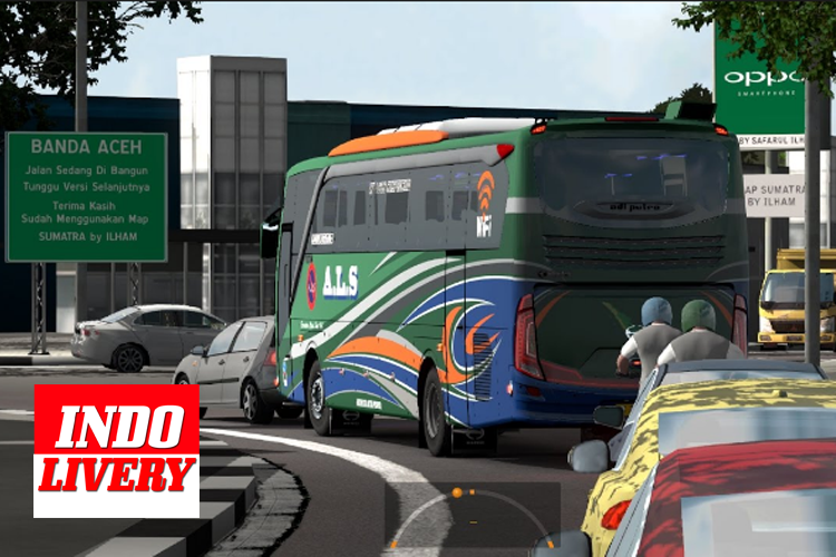 Livery BUSSID ALS Indonesia截图4