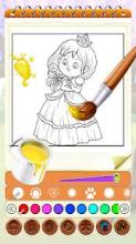 Fairytale Princess Coloring Games截图4