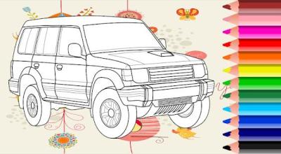 Cars Coloring Book截图2