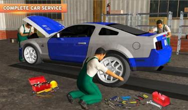 Gas Station & Car Service Mechanic Tow Truck Games截图2