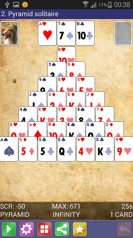 Solitaire 4x1截图4