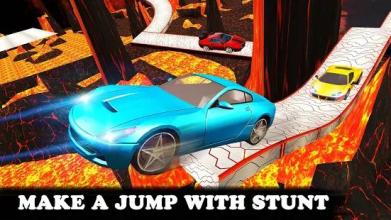 Extreme Car Stunts Volcano Jump Car截图3