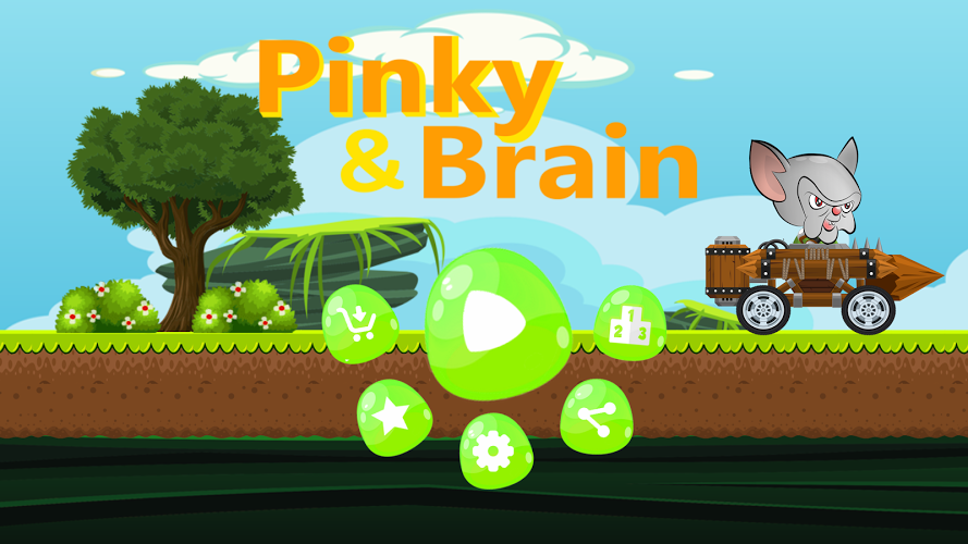 Pinky Racing And Brain Run截图1