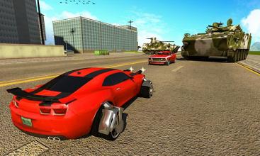 Futuristic Robot Battle : Flying Car War截图2