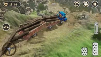 Offroad Tractor Driving Farmer Sim: Road Train截图2