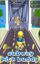 The Kick Subway Buddy 3D Run Adventure截图1