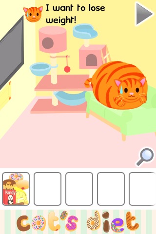 Cat's Diet Escape Game截图2