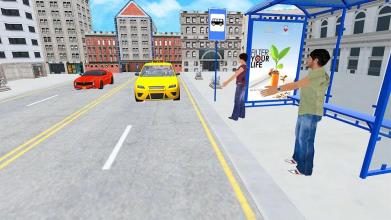 City Crazy Taxi Driving Simulation截图1