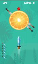 Flippy Knife Rush - Fruit Master Dash Knife hit截图3